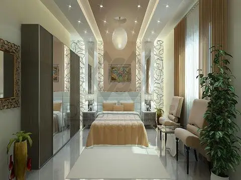 تشطيب غرف نوم بألوان هادئة